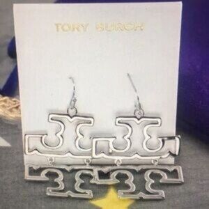 Tory Burch Silver Earrings